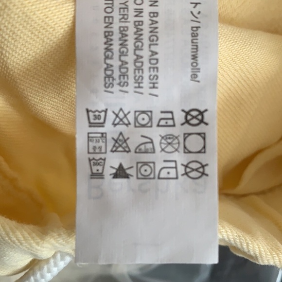 🌹NWT. Beshka Man Yellow/White Ombré-effect Denim Bermuda Shorts. Size XL. - Picture 7 of 8